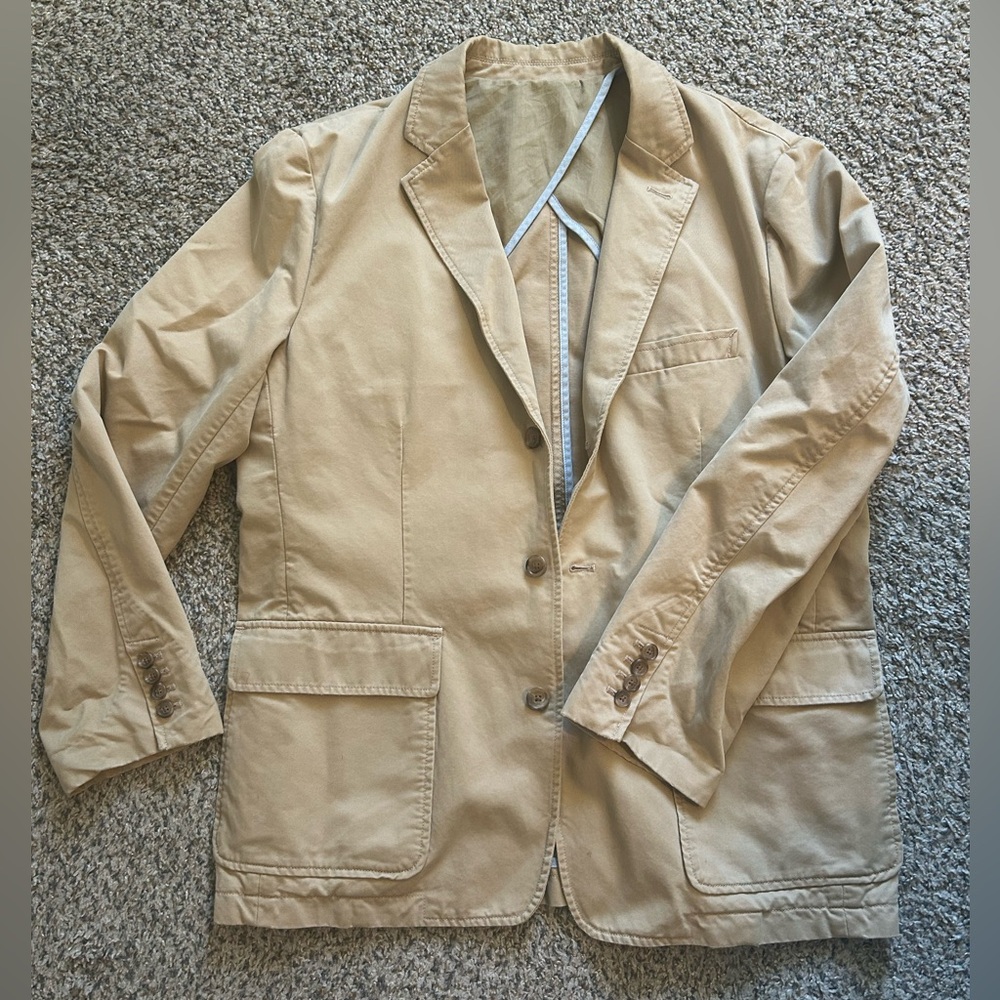 J. Crew Men's Beige Lightweight Jacket